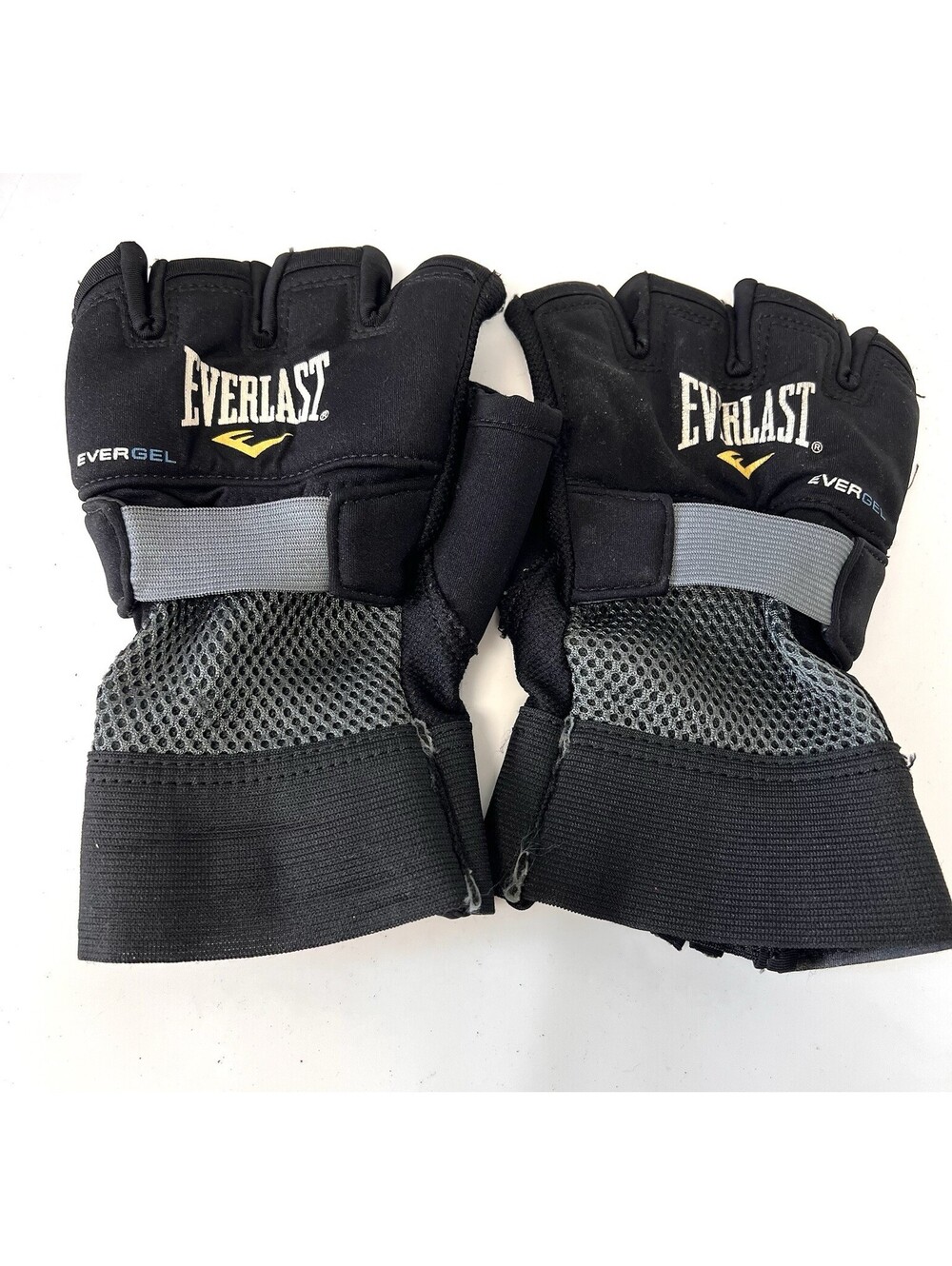 Everlast Evergel Hand Wraps XLarge Black Kick Boxing/MMA Training Good Cond